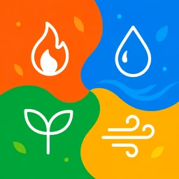 Symbol von Elementle: Elemental Synergy
