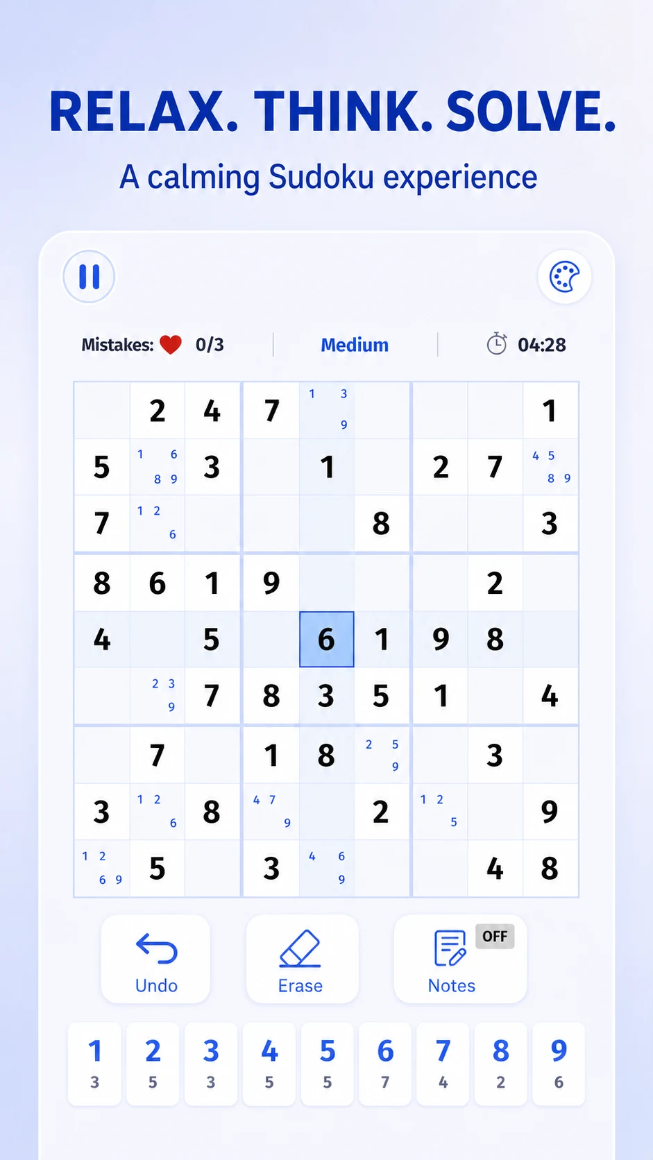 Sudoku - Classic Sudoku Puzzle screenshot