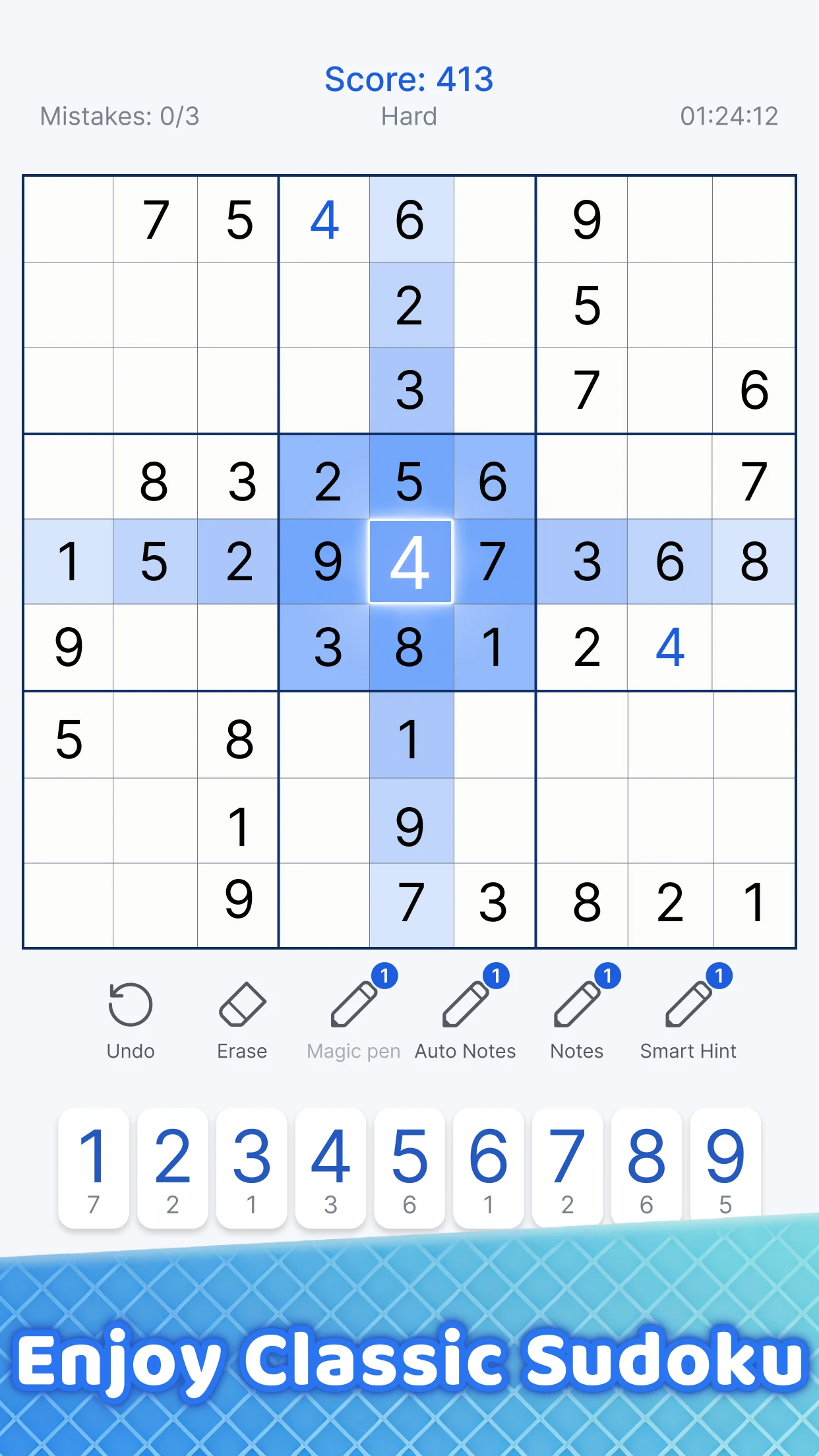 Sudoku - Classic Sudoku Puzzle screenshot